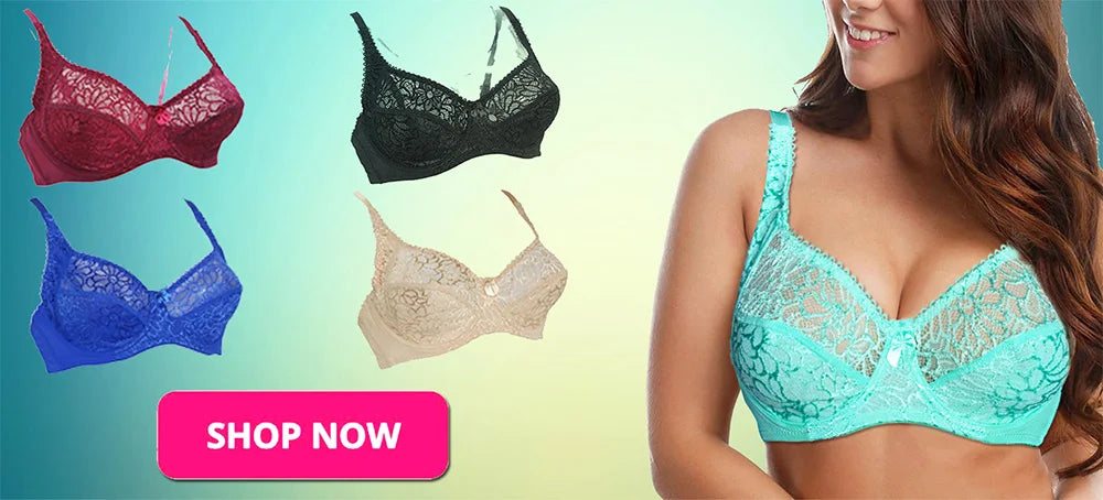 Sous-vêtements pour femmes dentelle soutiens-gorge à armatures BH évider broderie élégant décontracté Sexy Lingerie hauts grande taille brassière