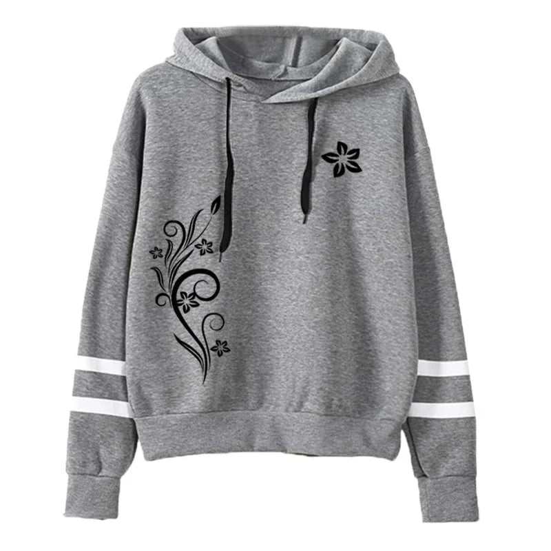 Qualité femmes survêtement quotidien en plein air automne hiver sweats à capuche décontracté une pièce rayure sweat et pantalons de survêtement confort Jogging