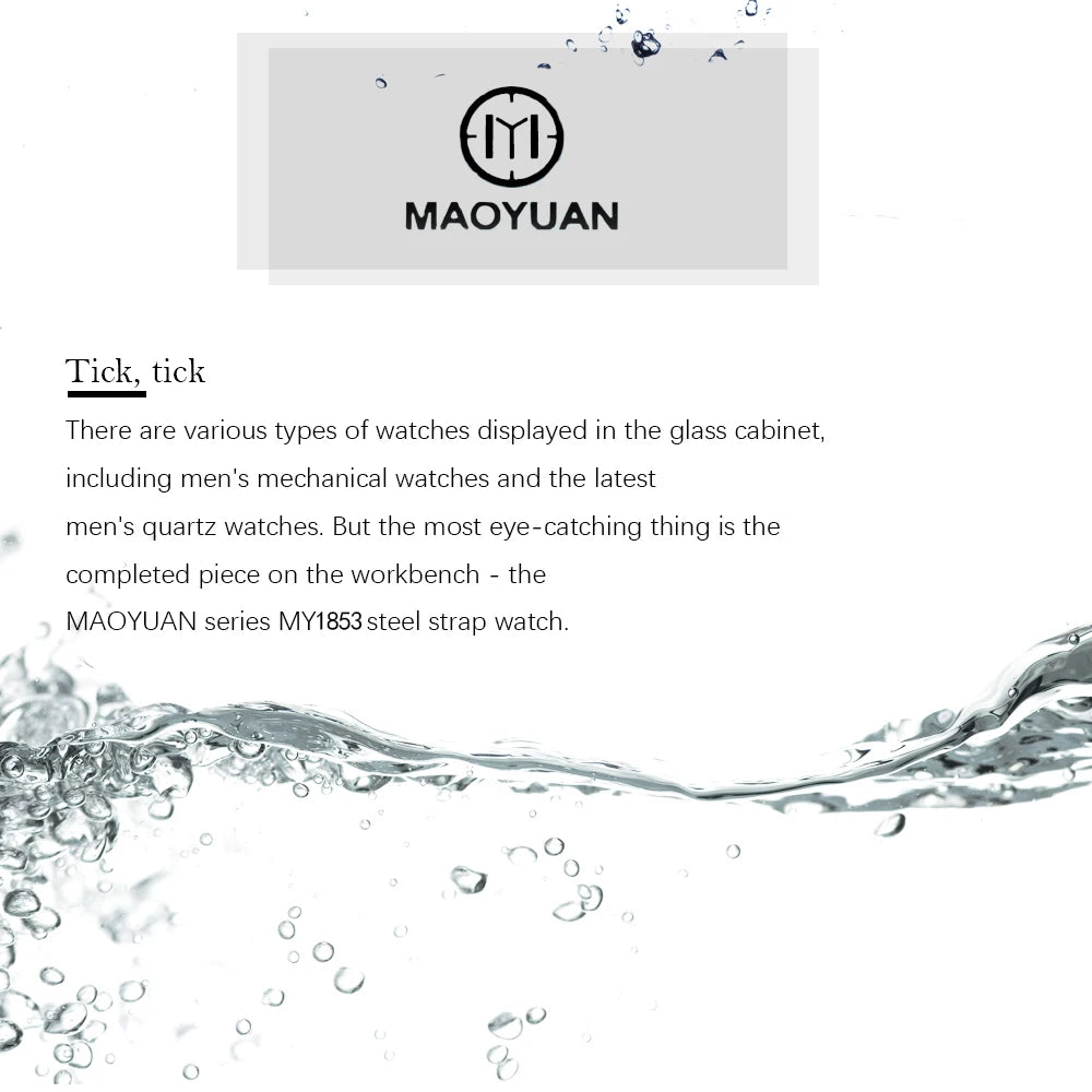 MAOYUAN 2025 nouveau haut montre pour hommes calendrier sport loisirs mode Style marron noir cuir étanche montre à Quartz