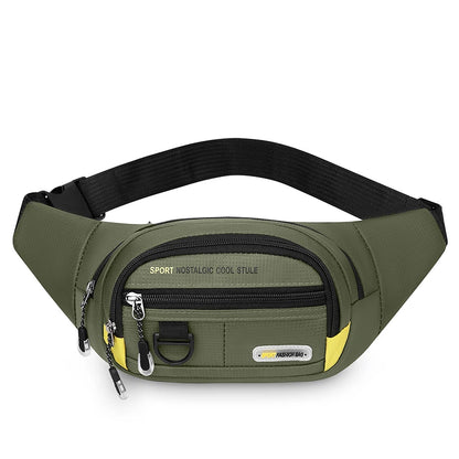 Sac de taille de Fitness de grande capacité pour hommes, Portable, Anti-vol, Ultra fin, petit sac de poitrine, sport, loisirs de plein air, course à pied