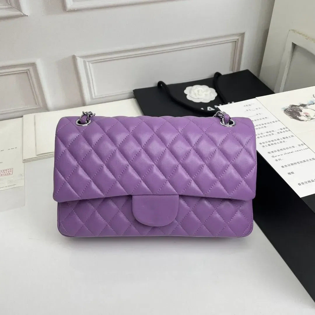 Miroir sacs de créateurs sac à bandoulière sacs à main de luxe femme classique rabat chaîne sac à bandoulière sacs à main en cuir porte-carte rose blanc