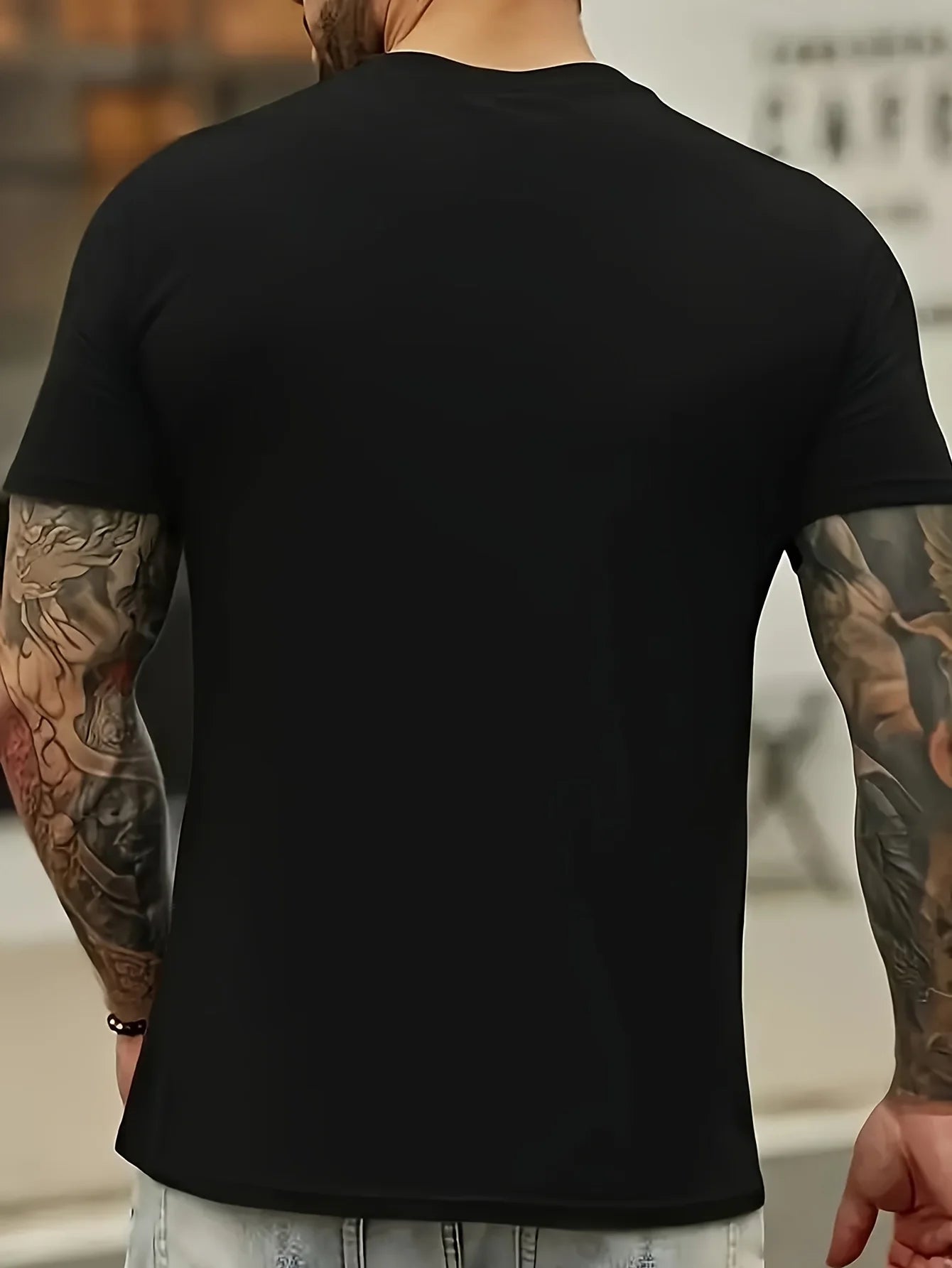MILANO-T-shirt à Manches Courtes et Col Rond pour Homme, Haut Décontracté, Confortable, Lettre Imprimée, Été, 100% Coton, Mode