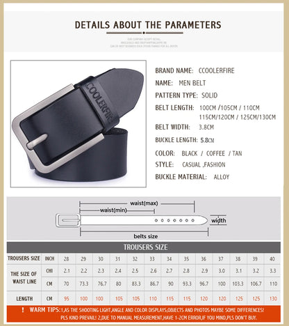 Ceinture en cuir véritable pour hommes, haute qualité, mode, marque de luxe, large environnement, designer, nouveau