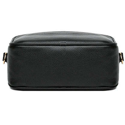 Sac à bandoulière en cuir pour femme, sac à bandoulière avec 2 sangles, sacs à main simples et solides, design de marque, mode