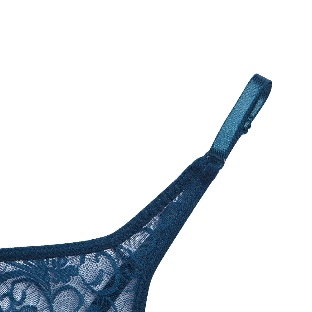 Sous-vêtements pour femmes dentelle soutiens-gorge à armatures BH évider broderie élégant décontracté Sexy Lingerie hauts grande taille brassière