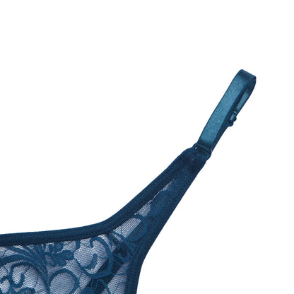 Sous-vêtements pour femmes dentelle soutiens-gorge à armatures BH évider broderie élégant décontracté Sexy Lingerie hauts grande taille brassière