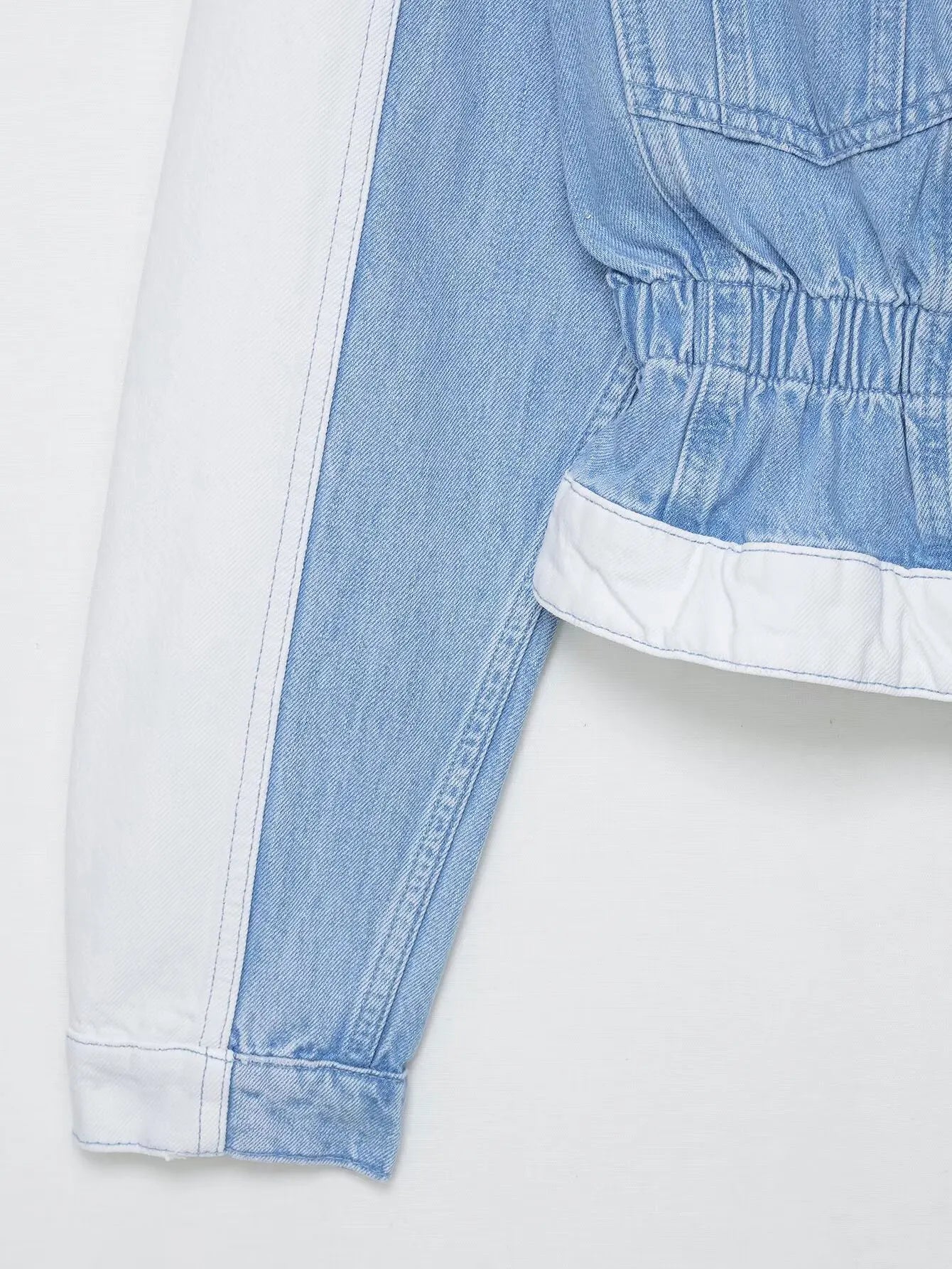 HH – costume en Denim Vintage pour femme, manteau à revers à manches longues et simple boutonnage + jean taille haute à jambes larges, ensemble de mode de rue, automne 2024