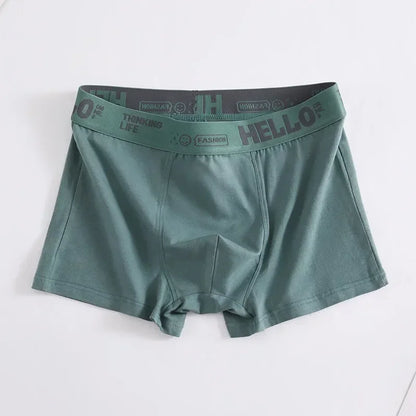 Boxer Confortable en Coton pour Homme, Sous-Vêtement Doux et Respirant