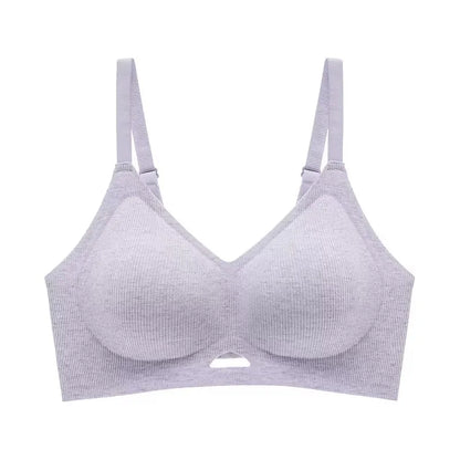 Sous-vêtements sans couture pour femmes, soutien fin et doux, froncés, seins latéraux, soutien-gorge Anti-affaissement, confortable et respirant