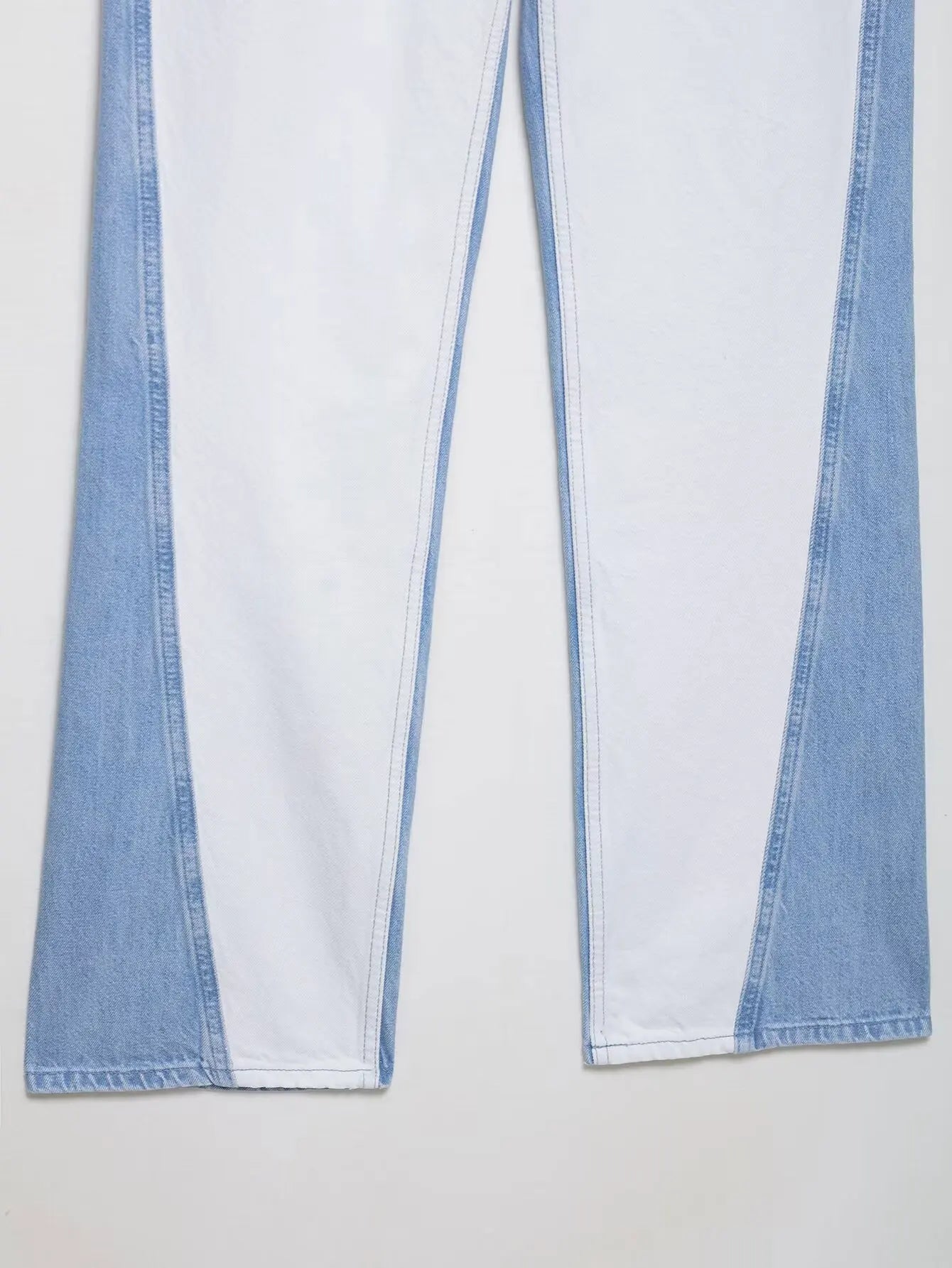 HH – costume en Denim Vintage pour femme, manteau à revers à manches longues et simple boutonnage + jean taille haute à jambes larges, ensemble de mode de rue, automne 2024