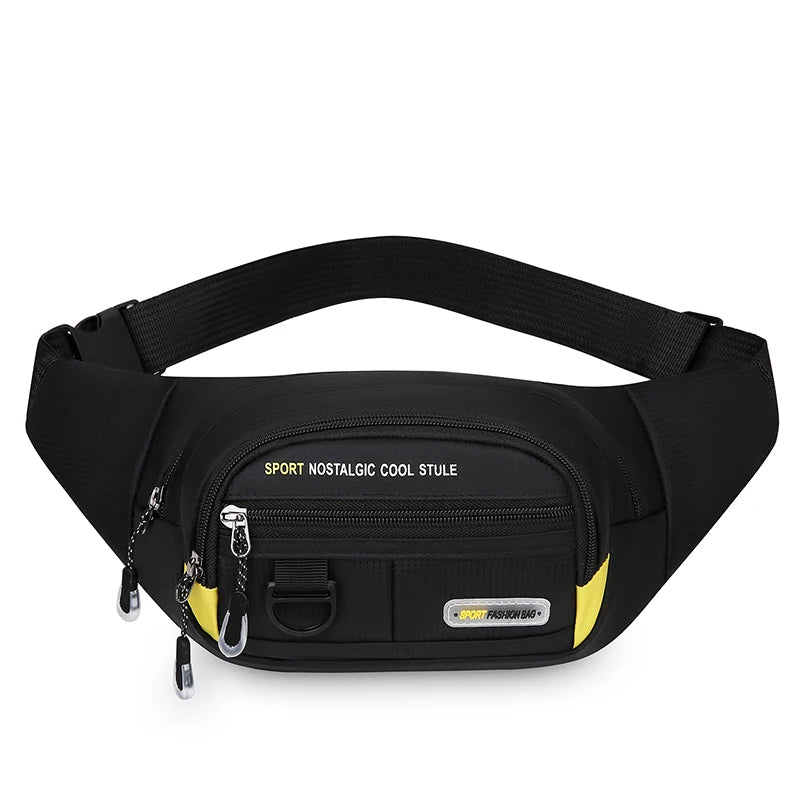 Sac de taille de Fitness de grande capacité pour hommes, Portable, Anti-vol, Ultra fin, petit sac de poitrine, sport, loisirs de plein air, course à pied
