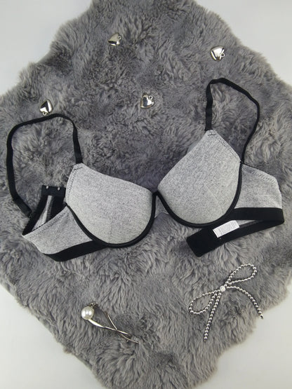 Sous-vêtements Sexy pour femmes avec jantes en acier, bretelles Push Up rassemblées, soutien-gorge réglable, Lingerie tricotée confortable au quotidien