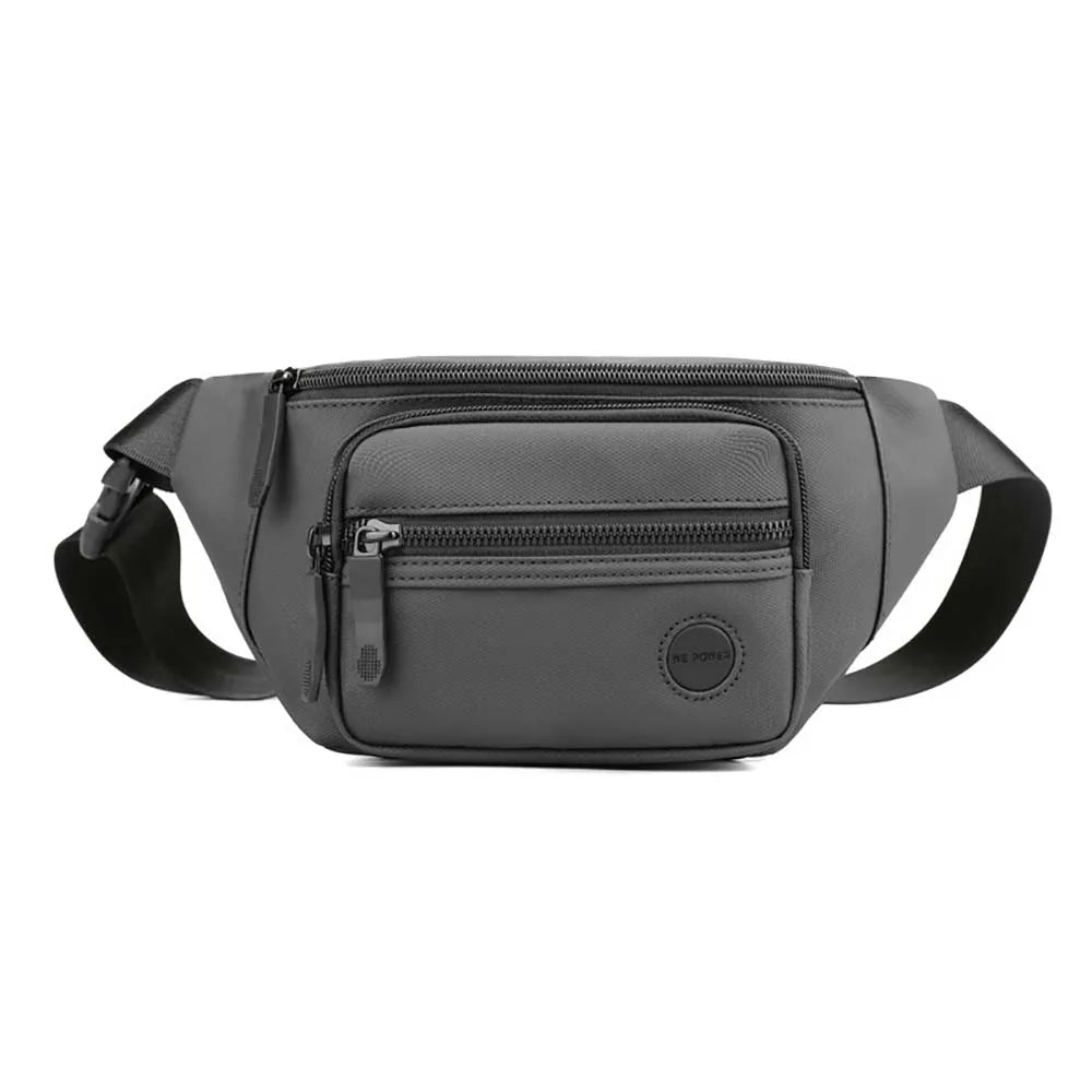 Hommes taille ceinture sac Fanny Pack multi-poches moto cavalier Sports de plein air escalade décontracté en Nylon mâle fronde poitrine Bum hanche sacs