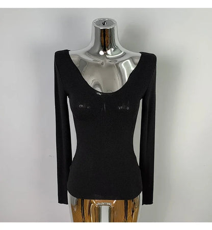 T-Shirt femmes basique décontracté 2025 été T-Shirt col rond Femme vêtements Sexy poitrine basse voir à travers doux mince hauts T-Shirt Femme