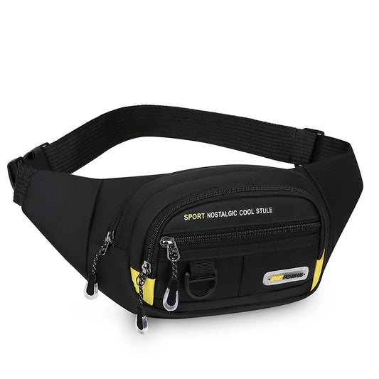 Sac de taille de Fitness de grande capacité pour hommes, Portable, Anti-vol, Ultra fin, petit sac de poitrine, sport, loisirs de plein air, course à pied