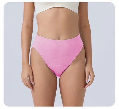 Sous-vêtements menstruels en coton, culotte menstruelle, taille haute, sous-vêtements absorbants pour femmes, sous-vêtements à flux abondant