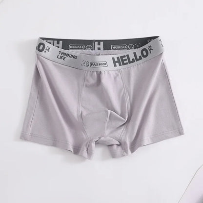 Boxer Confortable en Coton pour Homme, Sous-Vêtement Doux et Respirant