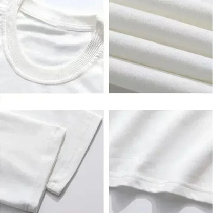 T-shirt à la mode pour femmes avec impression d'enregistrement musical et design de texte "TURN IT UP" adapté aux fêtesFabriqué en pur coton