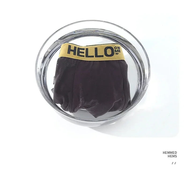 Boxer Confortable en Coton pour Homme, Sous-Vêtement Doux et Respirant