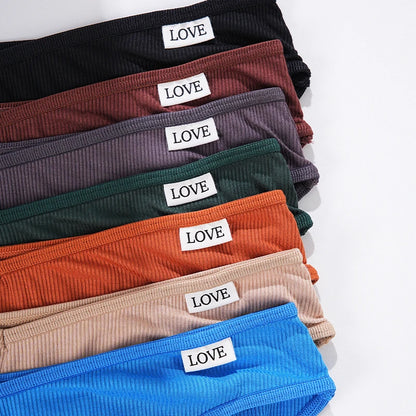 Culotte de Fitness respirante pour femmes, sous-vêtements en coton taille basse, Sexy, à la mode, en forme de V