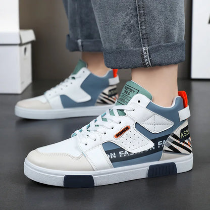 Chaussures de skate pour hommes 46 baskets montantes décontractées chaussures de rue respirantes chaussures plates noires chaussures de marche Chaussure Homme