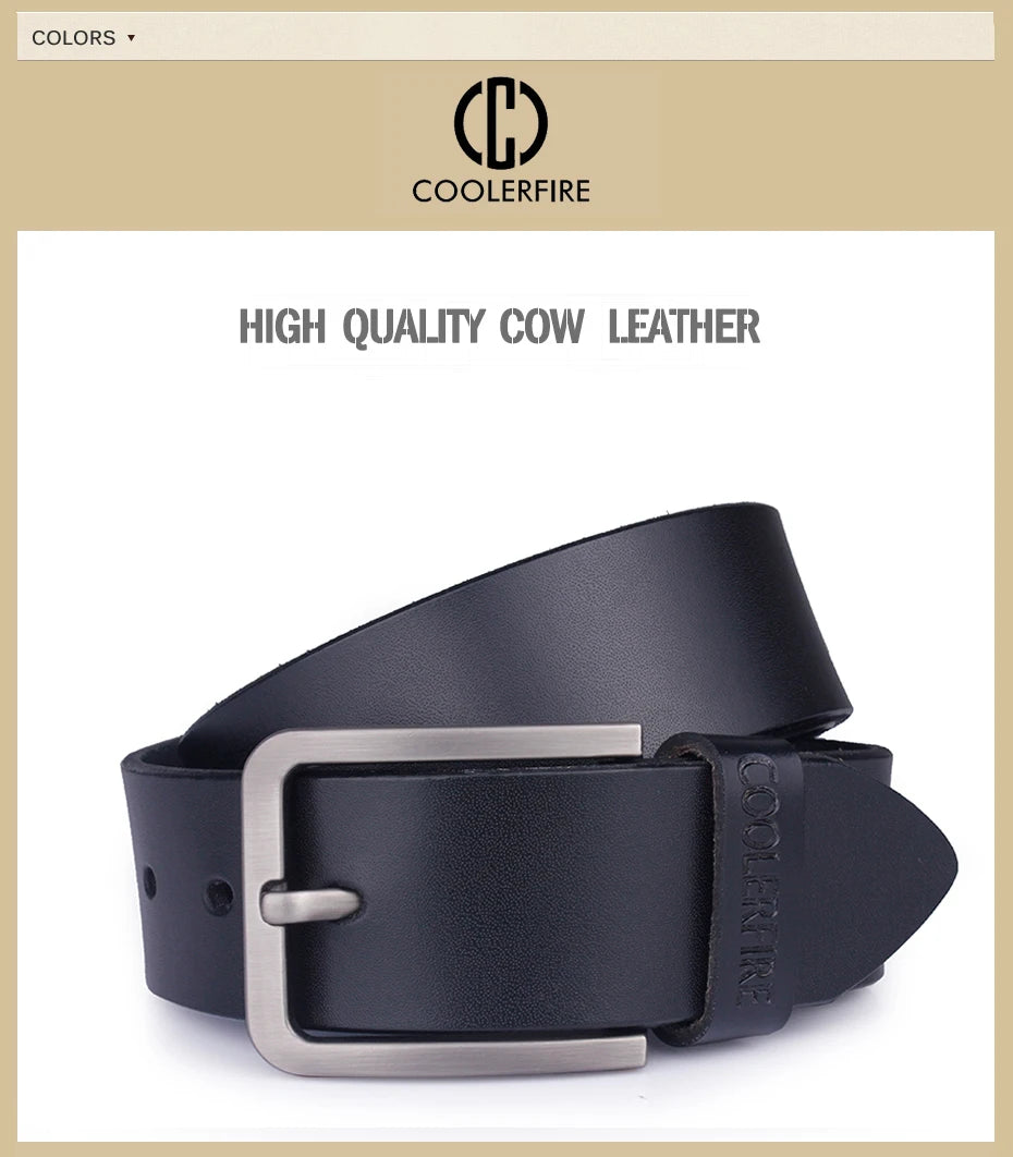 Ceinture en cuir véritable pour hommes, haute qualité, mode, marque de luxe, large environnement, designer, nouveau