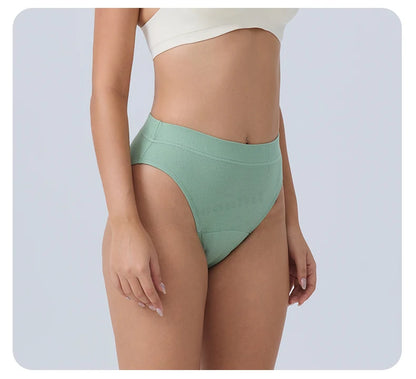Sous-vêtements menstruels en coton, culotte menstruelle, taille haute, sous-vêtements absorbants pour femmes, sous-vêtements à flux abondant