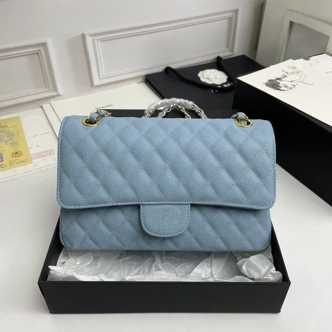 Miroir sacs de créateurs sac à bandoulière sacs à main de luxe femme classique rabat chaîne sac à bandoulière sacs à main en cuir porte-carte rose blanc