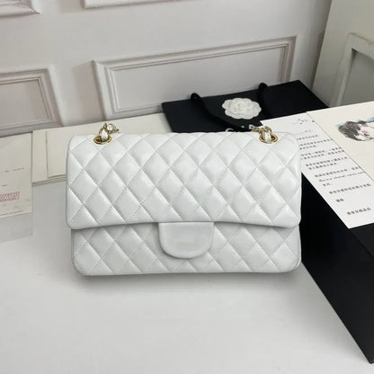 Miroir sacs de créateurs sac à bandoulière sacs à main de luxe femme classique rabat chaîne sac à bandoulière sacs à main en cuir porte-carte rose blanc