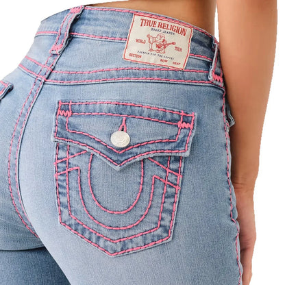 Jennie taille moyenne Super T Jean maigre broderie femmes Jean haute rue Sexy taille haute Jean femme décontracté serré lavé pantalon