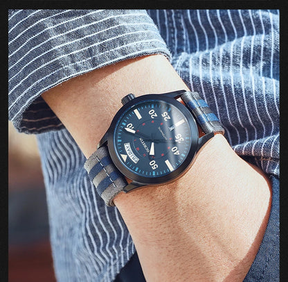 OCHSTIN hommes mode luxe mécanique automatique Date semaine montre couverture arrière transparente Design créatif avec cadran calendrier vert