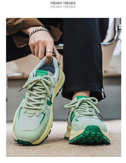 Chaussures décontractées confortables et polyvalentes pour hommes, marque tendance, avec semelles souples, antidérapantes et résistantes à l'usure, Zapatos Hombre