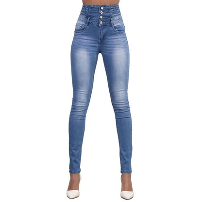 Femmes noir Jean Push Up crayon Denim pantalon dames Vintage taille haute décontractée Stretch maigre maman Jean mince Femme