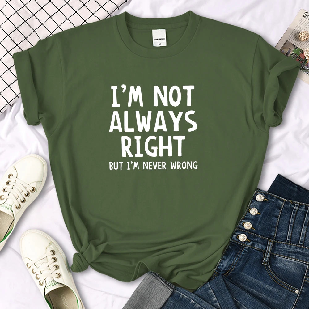 T-shirt col rond femme, estival et décontracté, cool et intéressant avec lettres imprimées