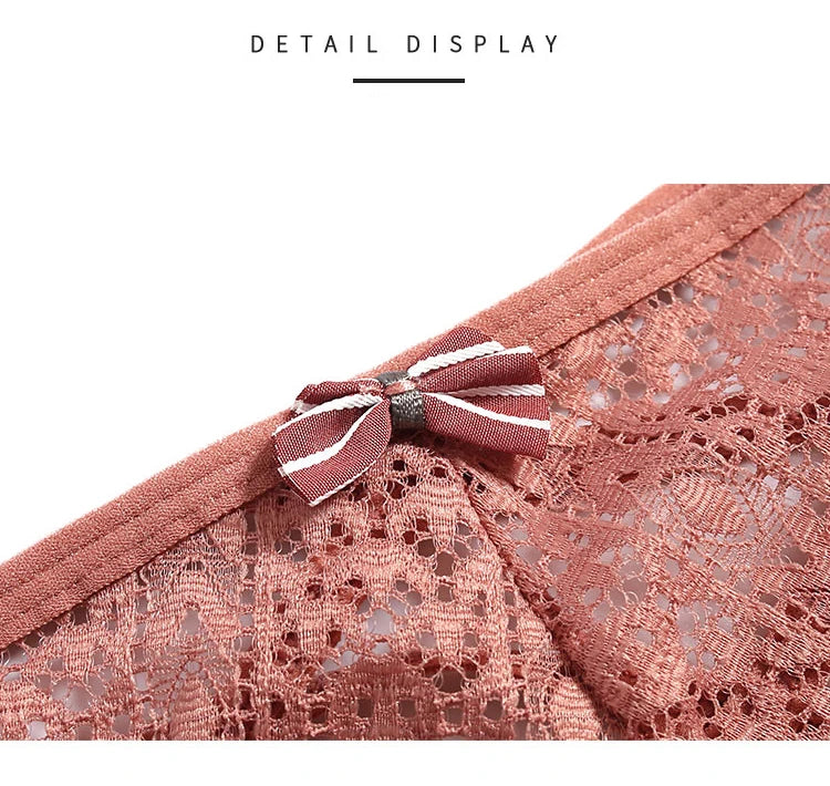 Culotte Sexy pour femmes sous-vêtements taille basse slip en dentelle transparente respirant doux Lingerie femme caleçon Sexy femme culotte