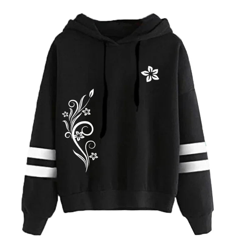 Qualité femmes survêtement quotidien en plein air automne hiver sweats à capuche décontracté une pièce rayure sweat et pantalons de survêtement confort Jogging