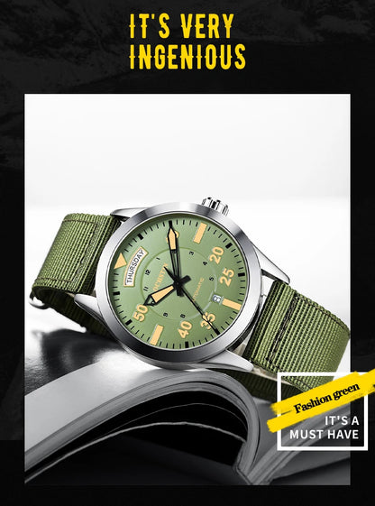 OCHSTIN hommes mode luxe mécanique automatique Date semaine montre couverture arrière transparente Design créatif avec cadran calendrier vert