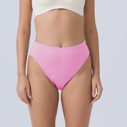 Sous-vêtements menstruels en coton, culotte menstruelle, taille haute, sous-vêtements absorbants pour femmes, sous-vêtements à flux abondant