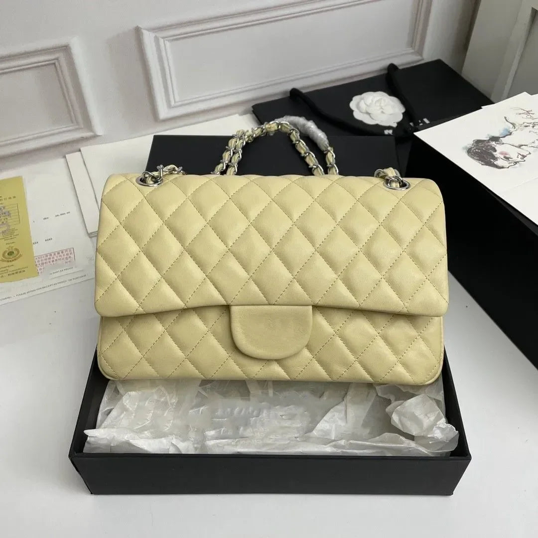 Miroir sacs de créateurs sac à bandoulière sacs à main de luxe femme classique rabat chaîne sac à bandoulière sacs à main en cuir porte-carte rose blanc