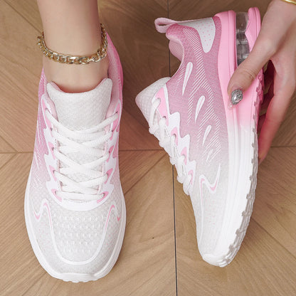 Encounaker-Chaussures de marche en maille à coussin d'air pour femmes, chaussures de sport respirantes, chaussures de tennis, mode