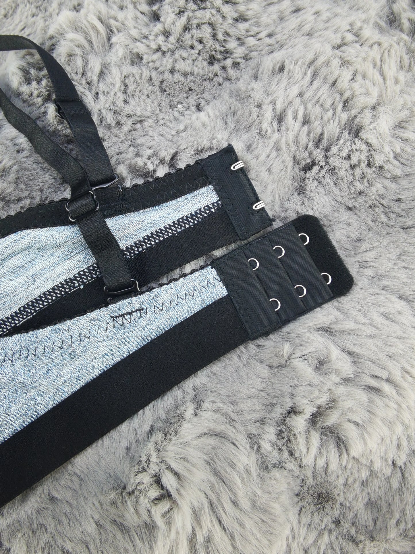 Sous-vêtements Sexy pour femmes avec jantes en acier, bretelles Push Up rassemblées, soutien-gorge réglable, Lingerie tricotée confortable au quotidien