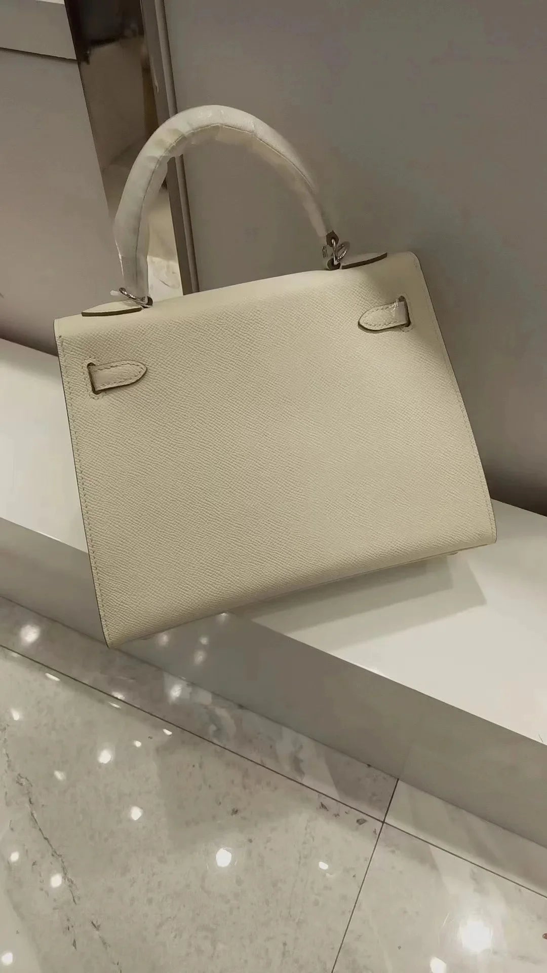 Sac à main en cuir véritable 2025, nouveau Style polyvalent, tendance, Texture haut de gamme, sac à bandoulière, sac Kelly de deuxième génération