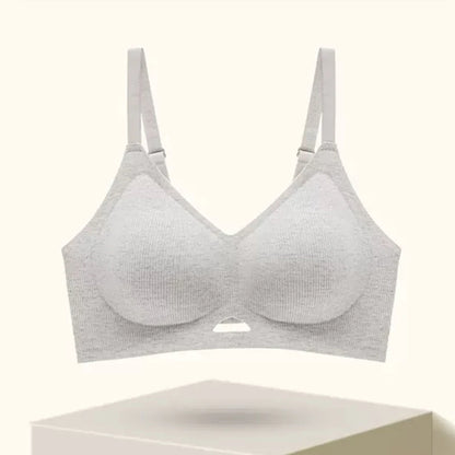 Sous-vêtements sans couture pour femmes, soutien fin et doux, froncés, seins latéraux, soutien-gorge Anti-affaissement, confortable et respirant