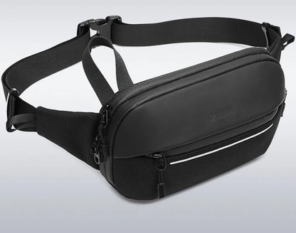 Sac à Bandoulière Multifonction Extensible et Étanche pour Homme, Sacoche de Poitrine, Voyage