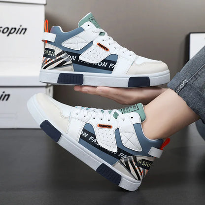 Chaussures de skate pour hommes 46 baskets montantes décontractées chaussures de rue respirantes chaussures plates noires chaussures de marche Chaussure Homme