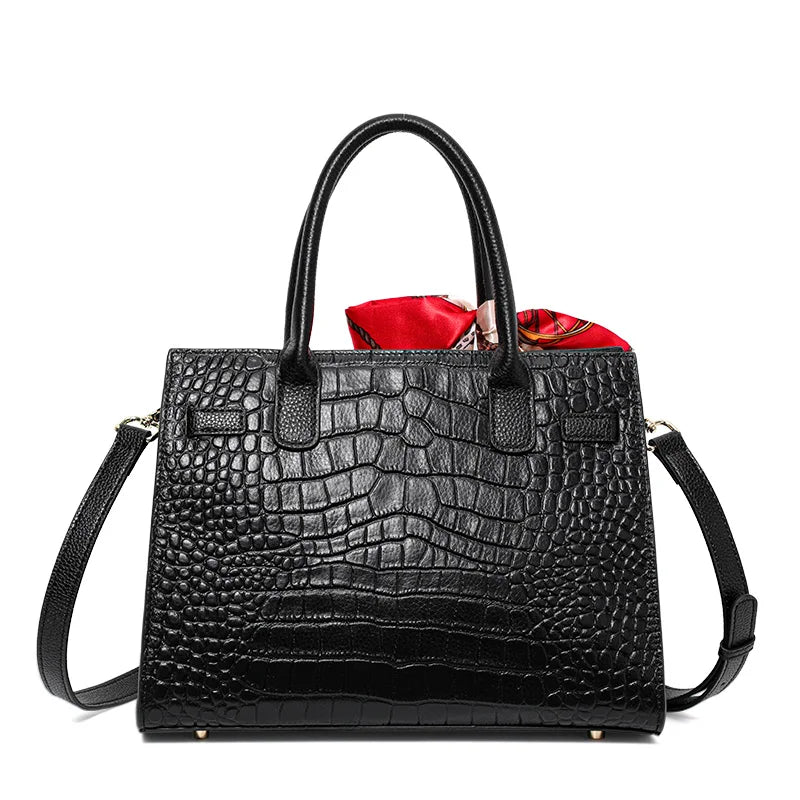 Sac en peau de vache première couche, sac rouge pour mère, sac à main à la mode pour femme, sac à bandoulière en cuir véritable pour mariage