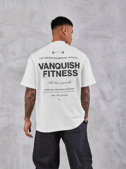 Grandes manches courtes hommes T-shirts été nouveau sport loisirs coton col rond mode vêtements salle de sport chemises de course homme