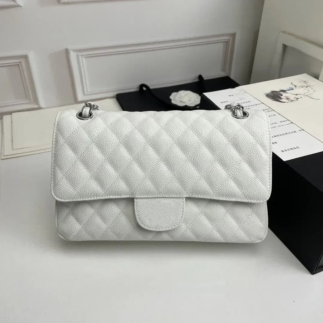 Miroir sacs de créateurs sac à bandoulière sacs à main de luxe femme classique rabat chaîne sac à bandoulière sacs à main en cuir porte-carte rose blanc