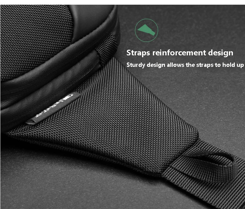 Sac à Bandoulière Multifonction Extensible et Étanche pour Homme, Sacoche de Poitrine, Voyage