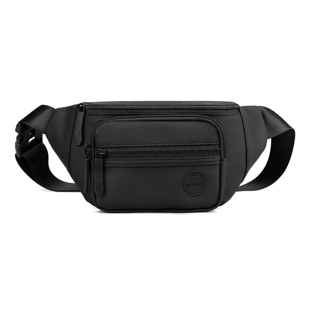 Hommes taille ceinture sac Fanny Pack multi-poches moto cavalier Sports de plein air escalade décontracté en Nylon mâle fronde poitrine Bum hanche sacs